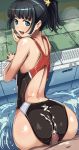  :d buttjob cfnm character_request clothed_female_nude_male cum cum_on_ass cum_on_clothes cum_on_swimsuit happy looking_back one-piece_swimsuit ponytail pool poolside series_request smile swimsuit 