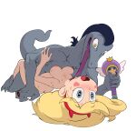  1boy 1girl ass blonde_hair blue_eyes breasts couple magic_wand star_butterfly star_vs_the_forces_of_evil toffee 