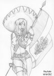 1girl female_only mexico mexico-tan personification raylude solo_female