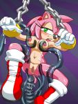  amy_rose blush boots breast_grab breasts chained chains cum dildo erect_nipples furry grabbing green_eyes hedgehog kandlin leg_grab nude open_mouth pink pussy rape sega sonic sonic_the_hedgehog tentacle tentacles 
