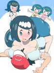 :d anime_milf ash_ketchum blue_eyes blue_hair blush breast_smother creatures_(company) family freckles game_freak girl_on_top harper_(pokemon) ho_(pokemon) humans_of_pokemon lana&#039;s_mother lana&#039;s_mother_(pokemon) lana&#039;s_sister_(pokemon) mother_and_daughter nintendo pokemon pokemon_(anime) pokemon_(game) pokemon_sm pokemon_sun_&amp;_moon porkyman sarah_(pokemon) satoshi_(pokemon) shocked sisters smile sui_(pokemon) suiren&#039;s_mother surprised trembling twin twin_sister twin_sisters twins watching