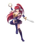 1girl alternate_costume alternate_hairstyle armor armored_dress art babe big_breasts breasts cosplay dress full_body genderswap genderswap_(mtf) long_hair looking_at_viewer ponytail ranma-chan ranma_1/2 ranma_saotome red_hair saotome_ranma standing tagme weapon xena xena:_warrior_princess xena_(cosplay) zipskyblue zipskyblue_(artist) 