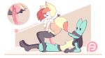  1_boy 1_female 1_girl 1_male 2_anthros animal_ears anthro anthro/anthro anthro_only blush braixen breasts crouching cute diives duo erection female female_anthro furry gif girl_on_top internal lucario lying male male/female male_anthro multiple_images nipples penis penis_in_pussy pokemon sex tail vaginal vaginal_penetration x-ray 