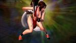  3d ass breasts flipping gif jumping king_of_fighters king_of_fighters_xiv mai_shiranui snk video_game 