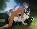  anal anthro black_penis canine cum dog furry gif male male/male male_only mammal mensies nude penis sex 