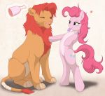  condom crossover cutie_mark friendship_is_magic furry humor my_little_pony pinkie_pie simba the_lion_king 