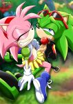  amy_rose archie_comics bbmbbf mobius_unleashed palcomix rosy_the_rascal scourge_the_hedgehog sega 