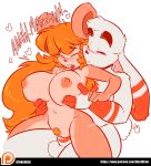  1girl anthro big_breasts blush breasts duckdraw duo eddie_(duckdraw) furry grope heart lagomorph male male/female mammal miss_castlerock moan mouse nipples penetration pubic_hair rabbit rodent sex text vaginal vaginal_penetration 