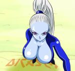 ass big_ass big_breasts bodysuit breasts cleavage dicasty dicasty1 dragon_ball dragon_ball_super dragon_ball_z female solo vados