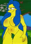  huge_breasts marge_simpson milf the_simpsons whoa_look_at_those_magumbos yellow_skin 