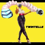  arms_(game) beverage big_breasts breasts coaster coffee cup female nintendo solo speeds speeds_(artist) twintelle 