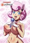  :d artist_name big_breasts crisisbeat gloves hand_on_breasts hands_on_breasts hentai-foundry human humanized jigglypuff looking_at_viewer microphone patreon pokemon smile upper_body 