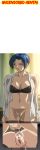  ad advertisement anal anime black_bra bottomless bra cleavage en&#039;yoku hentai mizuho_aoshika pussy shirt_open 