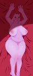  1girl anthro artbymadara big_breasts blush breasts caprine dakimakura_design fur furry goat goatmom high_res huge_breasts inverted_nipples mammal navel nipples nude pose pussy red_eyes slightly_chubby thick_thighs toriel undertale video_games 