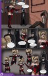 batman batman_(series) bruce_wayne comic dc_comics harleen_quinzel harley_quinn jzerosk the_bat_in_love