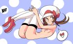  2017 ass bigdead93 heart lying lyra nude on_back pokemon pokemon_(game) pokemon_hgss porkyman pussy smile spoken_heart 