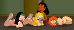  american_dad ass ball_gag bondage breasts erect_nipples francine_smith hayley_smith thighs unconscious 