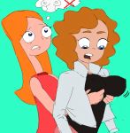  breast_grab candace_flynn crossover melissa_chase milo_murphy&#039;s_law phineas_and_ferb 