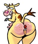  ass big_ass bubble_butt cartoon_network chicken_(cow_and_chicken) cow_(cow_and_chicken) cow_and_chicken huge_ass lewdewott nude nude_female stockings thick_thighs thighs wide_hips 