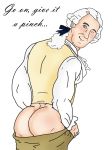  1boy 2017 america ass blush george_washington history human looking_at_viewer male male_only solo unknown_artist yaoi 