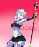 1girl big_breasts breasts clothed cus dicasty dicasty1 dragon_ball dragon_ball_super dragon_ball_z female female_only solo solo_female staff vados weapon