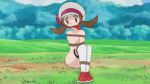  bondage breasts brown_hair female_only gag gagged human human_female kotone lyra nipples nude outdoors outside pokemon pokemon_(game) pokemon_hgss pussy rope small_breasts solo teen tied_up zxfreakkxz 