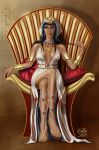  carriebest_(artist) cleopatra dark_skin egyptian tagme 