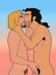  kissing male male_only miguel pubic_hair the_road_to_el_dorado tulio_(the_road_to_el_dorado) yaoi 