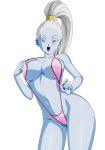  big_breasts breasts cleavage dannyjs611 dannyjs611_(artist) dragon_ball dragon_ball_super dragon_ball_z female sling_bikini solo swimsuit vados 