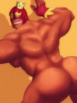  brawl_stars el_primo el_rey looking_back muscle supercell yaoi 