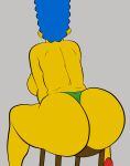  big_ass huge_ass marge_simpson milf the_simpsons yellow_skin 