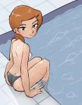  ass_crack ben_10 gwen_tennyson hentaicat pool tan_line topless_(female) 