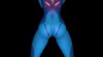  1girl 3d ass black_background blue_bodysuit bodysuit metroid nintendo samus_aran simple_background solo source_filmmaker standing tin-sfm webm zero_suit 