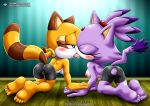  2_girls ass barefoot bbmbbf blaze_the_cat breast full_body kissing marine_the_raccoon mobius_unleashed multiple_girls palcomix pietro&#039;s_secret_club pussy sega soles sonic_(series) sonic_the_hedgehog_(series) tagme toes yuri 