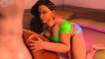  1boy 2girls 3d all_fours animated ass ass-grab ass_jiggle breast_jiggle breasts capcom cleavage clothed_female_nude_male dark-skinned_female dark_skin interracial laura_matsuda mklr-sfm nipples overwatch penis sex sideboob solo_focus sombra sound source_filmmaker spread_ass street_fighter street_fighter_v thighs webm 