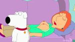  breasts brian_griffin family_guy lois_griffin nipples sleeping topless 