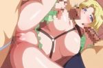  2017 animated_gif censored gif group_sex hentai oide_yo!_mizuryuu_kei_land public_sex swimsuit 