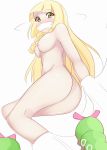  ass big_breasts blonde blonde_hair blush bug caterpie caterpillar female female_human green_eyes imminent_sex insect interspecies lillie lillie_(pokemon) medium_breasts motion_lines nipples nude pokemon pokemon_(game) pokemon_sm porkyman restrained 
