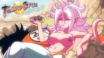  1boy 1girl android_21 android_21_(evil) animated areolae big_breasts breasts dragon_ball dragon_ball_fighterz long_tongue majin majin_android_21 monster_girl nipples pointy_ears son_goku sound tagme tongue tongue_out topless twistedgrim very_long_tongue video video_game_character webm 