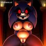 1:1 1:1_aspect_ratio 1girl ai_generated creepypasta female_only genderswap lowres mobian_(species) mobians.ai sega sonic.exe sonic_the_hedgehog sonic_the_hedgehog_(series)