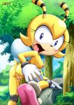  archie_comics bbmbbf mobius_unleashed palcomix saffron_bee sega sonic_(series) sonic_the_hedgehog_(series) tagme 