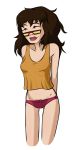  bow_panties glasses hot_dog_water marcie_fleach mystery_inc panties relatedguy scooby-doo t-shirt 