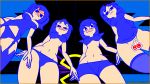 4girls animated anthrofied big_ass blinky_(pac-man) blush bouncing_breasts breasts closed_mouth clyde_(pac-man) completely_nude dancing female_only from_below gif glasses gluteal_fold hair_ornament huge_ass humanization humanized inky_(pac-man) jitome large_filesize long_hair looking_down medium_breasts minus8 multiple_girls naughty_face navel nipples nude pac-man pac-man_hair_ornament paipan photoshop pinky_(pac-man) pussy shaking shaking_ass stockings uncensored viewed_from_below wide_hips
