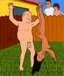  backyard bobby_hill connie_souphanousinphone fence gif guido_l hanging hank_hill king_of_the_hill neighbors outside parents peggy_hill spanking 