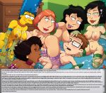 1_male 1boy 5_females 5girls 6_humans after_sex age_difference american_dad asian ass bed bedroom being_watched bent_over big_breasts black_hair blue_hair blush bonnie_swanson breasts brown_hair crossover cum cum_in_mouth cum_in_pussy cum_on_face cum_on_hair cum_string dark-skinned_female dark_skin donna_tubbs earrings english_text erection family_guy fellatio female_human group_sex hairless_pussy hiko_yoshida human human/human human_only indoors interracial kneel light-skinned_female light-skinned_male light_skin lois_griffin long_hair looking_back lying makeup male male/female male_human male_teen marge_simpson milf milf_vs_boy milfparty mostly_nude multiple_girls multiple_humans necklace nipples nude older_female oral orange_hair penis pussy questionable_consent reverse_gangbang sex short_hair slappyfrog slut_mother spread_legs standing steve_smith stockings story teen testicle the_cleveland_show the_simpsons younger_male