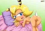  1girl archie_comics ass bbmbbf mobius_unleashed palcomix pussy saffron_bee sega sonic_(series) sonic_the_hedgehog_(series) 