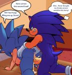 1girl anal anal_fingering anthro ass big_ass big_breasts big_penis breasts dreamcastzx1 fingering furry hedgehog hornybunny huge_penis male mammal penis sega selfcest sonic_the_hedgehog square_crossover