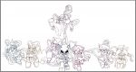  amy_rose blaze_the_cat cream_the_rabbit marine_the_raccoon metal_sonic purity rouge_the_bat sonic_(series) sonic_riders sonic_team tikal_the_echidna wave_the_swallow 