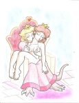  nintendo princess_daisy princess_peach super_mario_bros. 