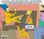 ass aunt_and_nephew bart_simpson big_breasts cosmic cosmic_(artist) incest jerking_off marge_simpson masturbation mother_and_son nude_female patty_bouvier smoking the_simpsons yellow_skin 